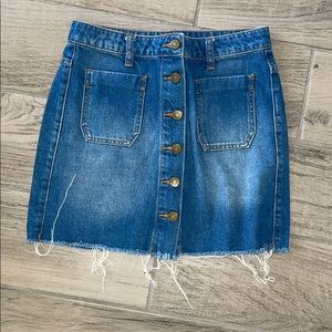 BDG jean skirt